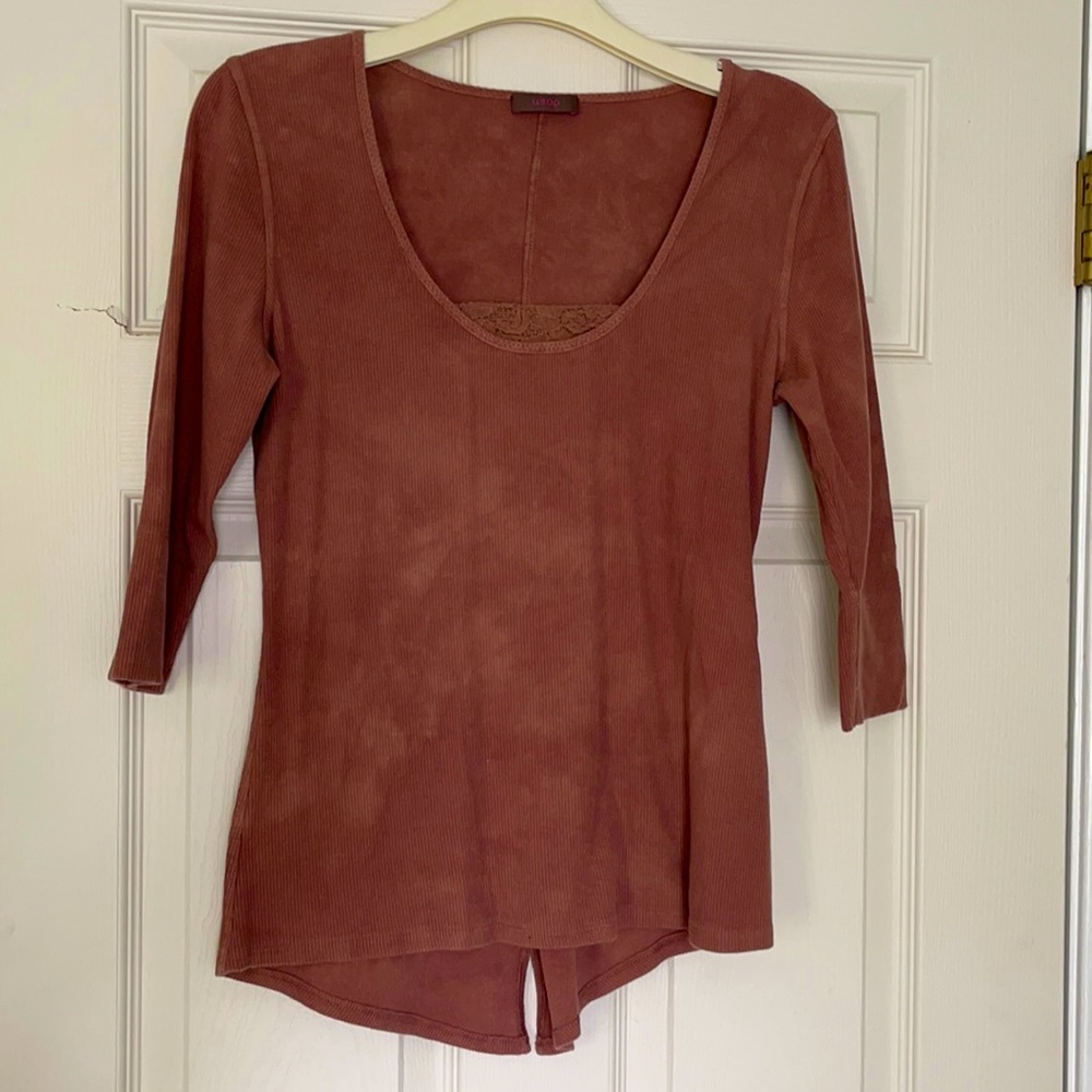 Rusty pink top